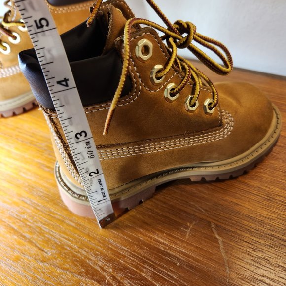 Timberland Toddler Premium Waterproof Boots Tan (7M) - Picture 14 of 14